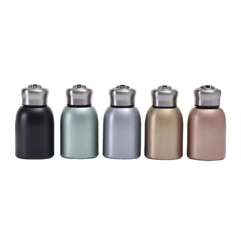 Chic Mini Stainless Steel Travel Thermos - Portable & Cute Water Cup for Outdoor Use
