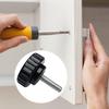 4 Stück 6mm gerändelter Griff ergonomischer Rändelknopf Industrieschrauben Ersatz Rundkopfgriff Handschraube langlebig