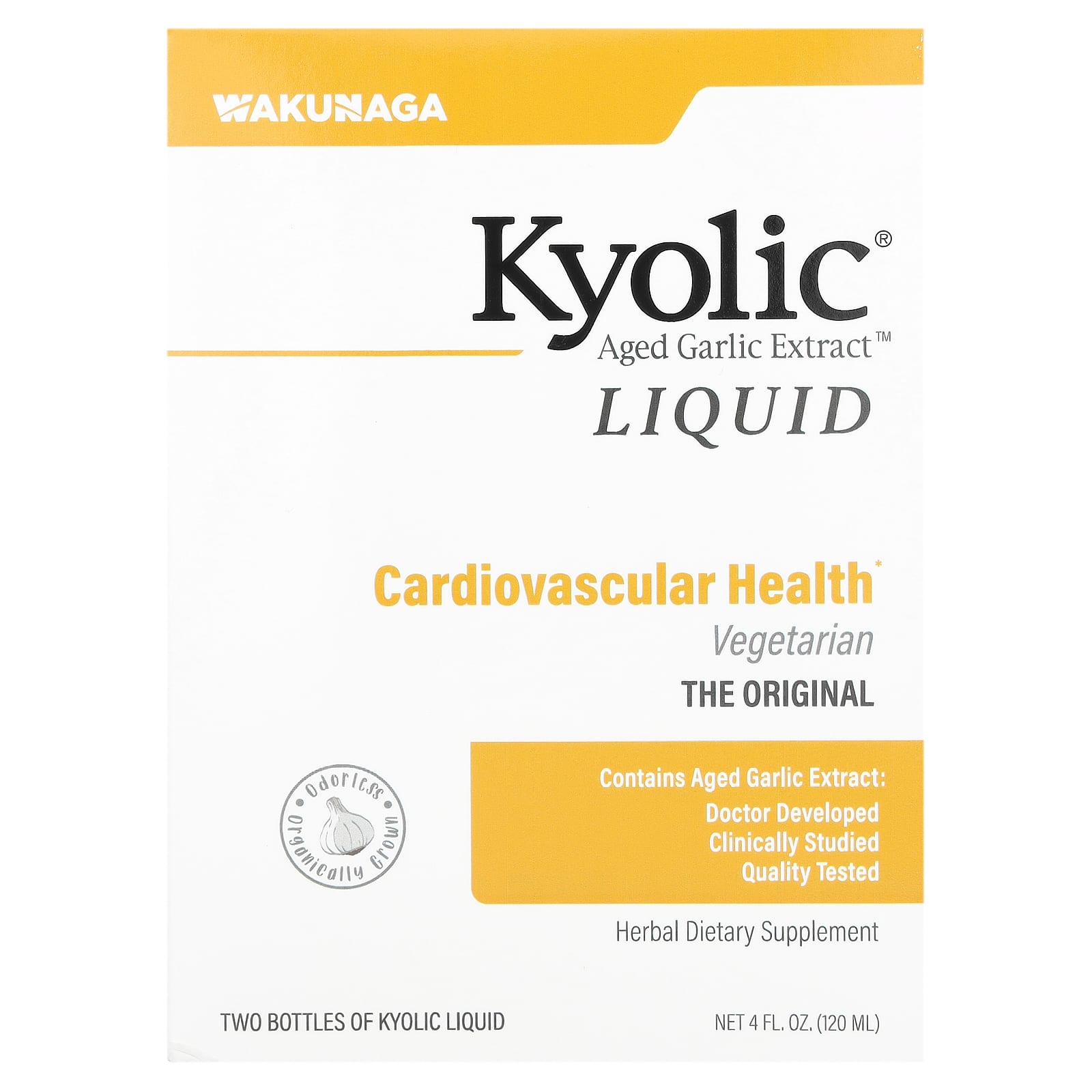 

Aged Garlic Extract, Cardiovascular, Liquid, 2 Bottles, 60Ml (2Fl Oz) Each