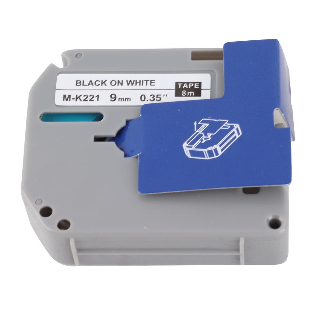 Etiket Şeridi Yedek Siyah Beyaz 23ft Uzunluk Net Baskı Etiket Yazıcı Şeridi LM210D 420 LM500TS İçin