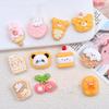 5PCS Shiny Cat Biscuits Series Resin Flatback Cabochons Exquisite for Hairpin DIY Jewelry Craft Decoration Trend Accessories