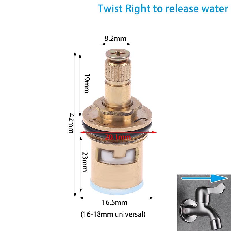 

1 шт. Аксессуары для ванной комнаты и кухни для самостоятельной сборки Универсальные 1/2 Сменные клапаны для крана Медный керамический картридж Внутренний клапан для смесителя
