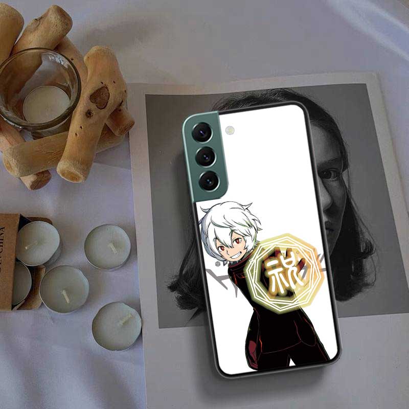 World Trigger Kuga Yuma Etui na telefon Samsung A02 A03 A03S A04 A04S Galaxy A55 A35 A25 A15 S10 Lite A9 A8 A7 A6 Plus A90 A80 Co