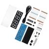 4-stellige DIY Digital LED Uhr Kit Auto Display Zeit Temperatur Elektronische DIY Kit Uhr Grün