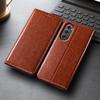 Etui z klapką ze skóry Crazy Horse do Infinix Hot 20 20i 30 30i 40 40i 50 50i 60 60i Pro Plus Play NFC Portfel Pokrowce