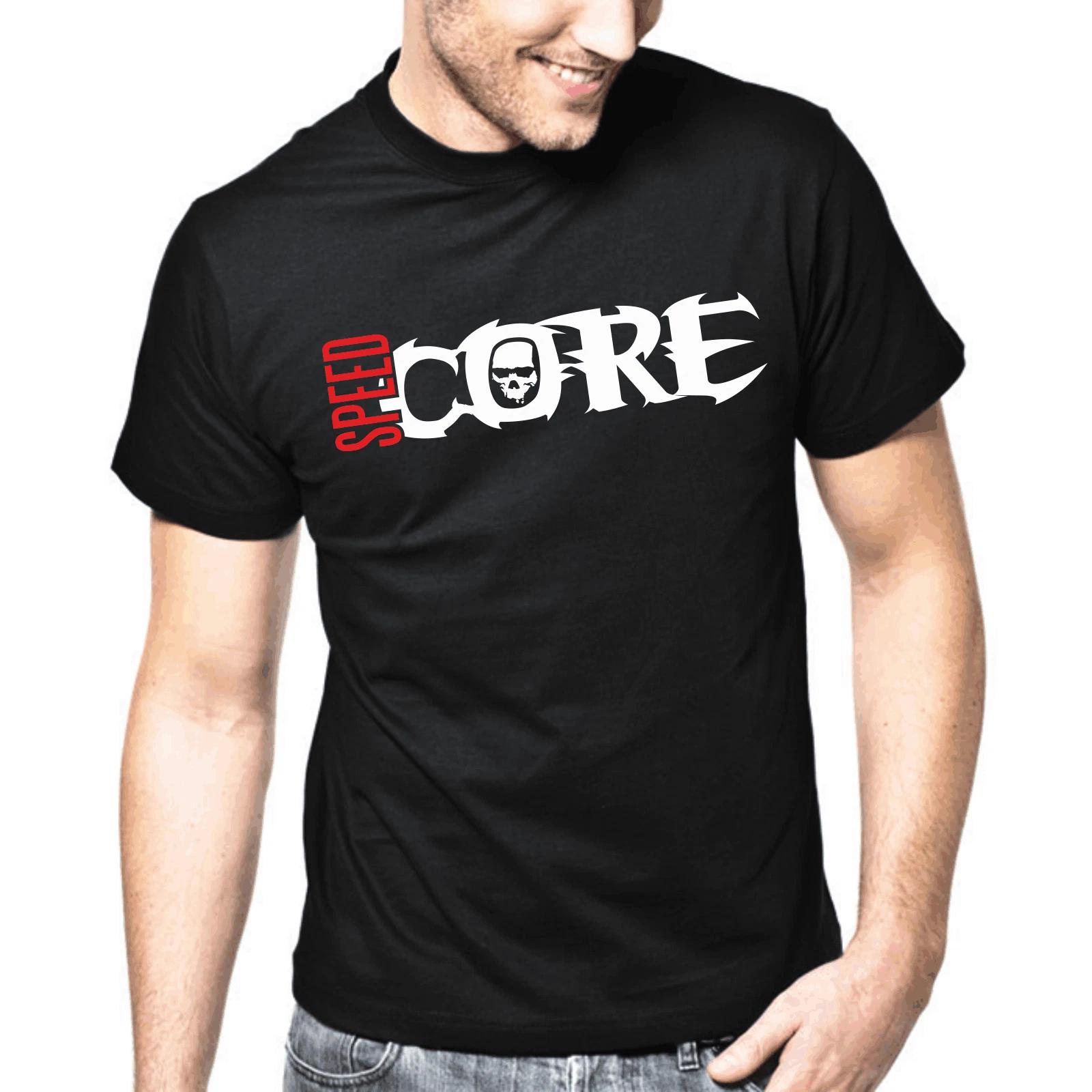 Men s and Women s T-shirts Speedcore Gabber Hardcore Club Dj Music Skull Gift XXL