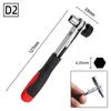 Telescopic Screwdriver Magnetic Bits Drivers Set Adjustable Ratchet Wrench Dual-Purpose Spanner Handle Socket Repair Hand Tools