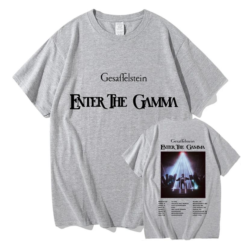 

2026 Gesaffelstein Enter The Gamma TShirt Unisex Fashion Funny Summer Vintage Casual Aesthetic Spring Summer Short Sleeve Tops 4XL