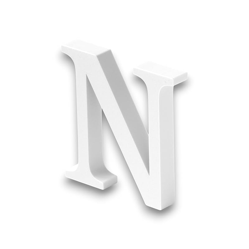 

7см буквы алфавита белые (N (1 кусок))