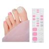 Semi Cured Gel Toenail Strips Sparkles Toenail Stickers Pedicures Nails Stickers