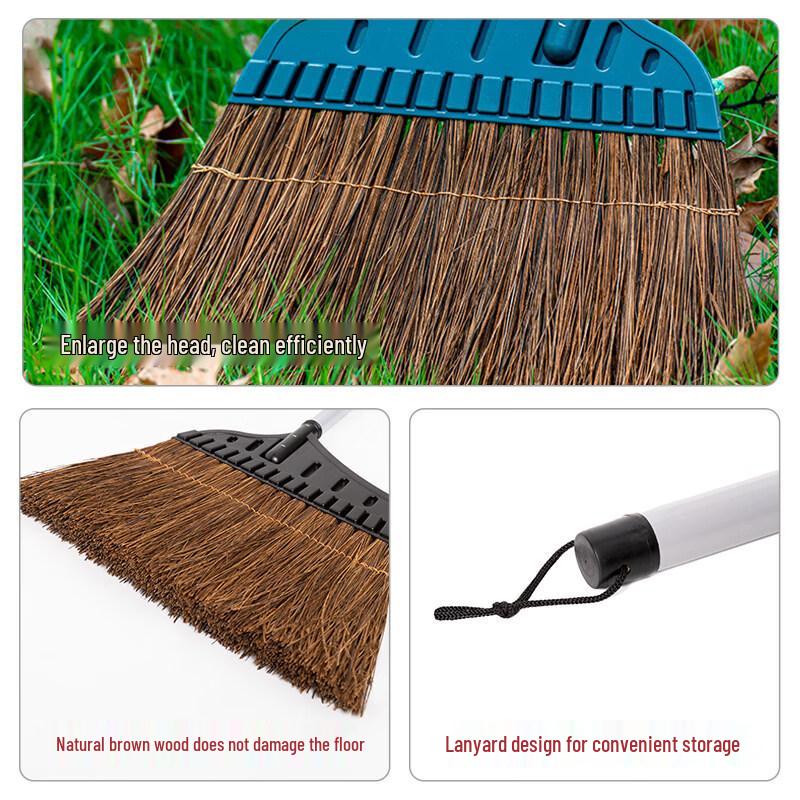 Outdoor Broom and Dustpan Set