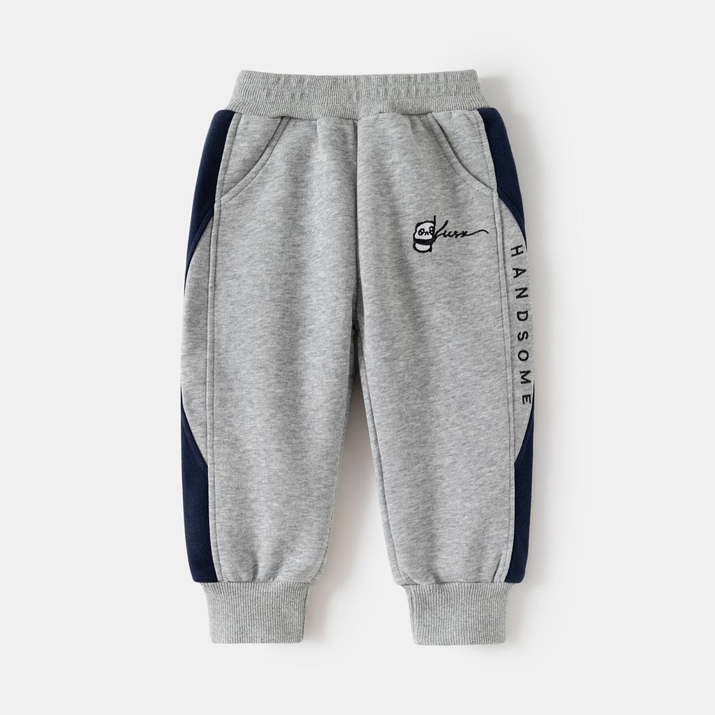 Spring and Autumn small-footed trousers boys' Korean version of loose trendy brand straight-leg leggings casual trousers trendy sports trousers