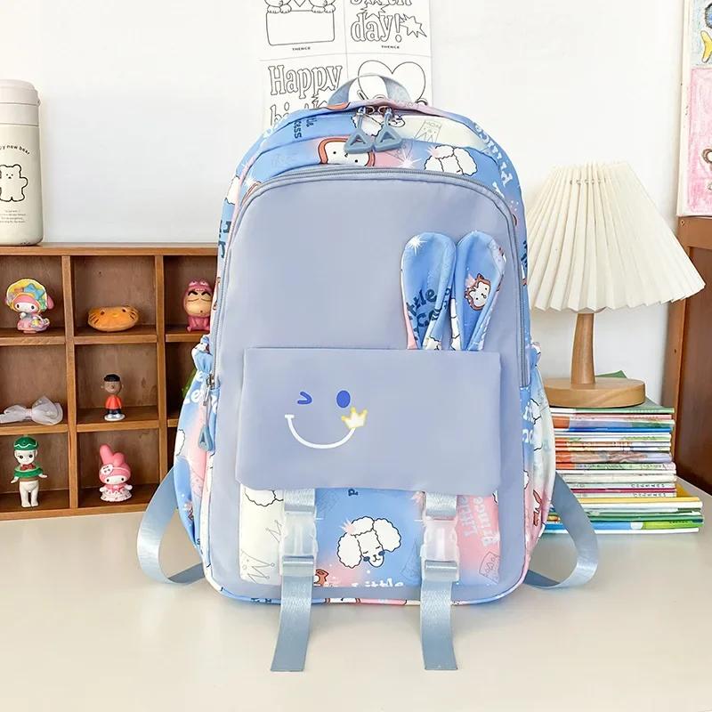 Children Shoulder Bag Foreign Cartoon Korean Version Trend Student Schoolbags Large Capacity High Value Travel Bag