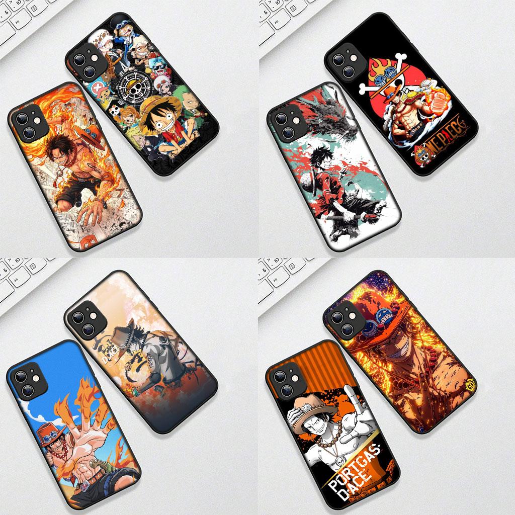 Cover for Samsung Galaxy A05 A06 A14 A50 A51 A52 A12 A13 A17 A70 A07 A25 A26 A56 A23 M53 Case Portgas D Ace One Luffy Piece Zoro
