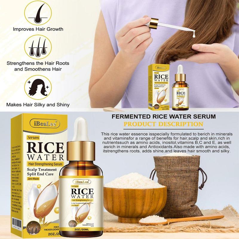 Fermented Rice Essence Hair Conditioner Hair Growth Rice Water Serum Hair Care