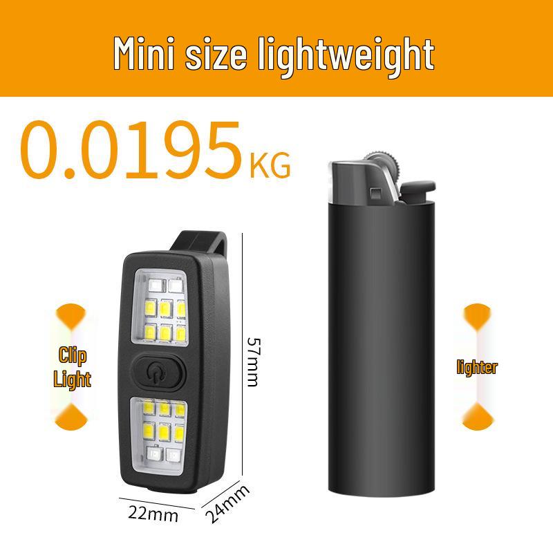 LED Camping & Emergency Clip Light: Safe, Lightweight, Portable for Outdoor, Cycling, Hiking