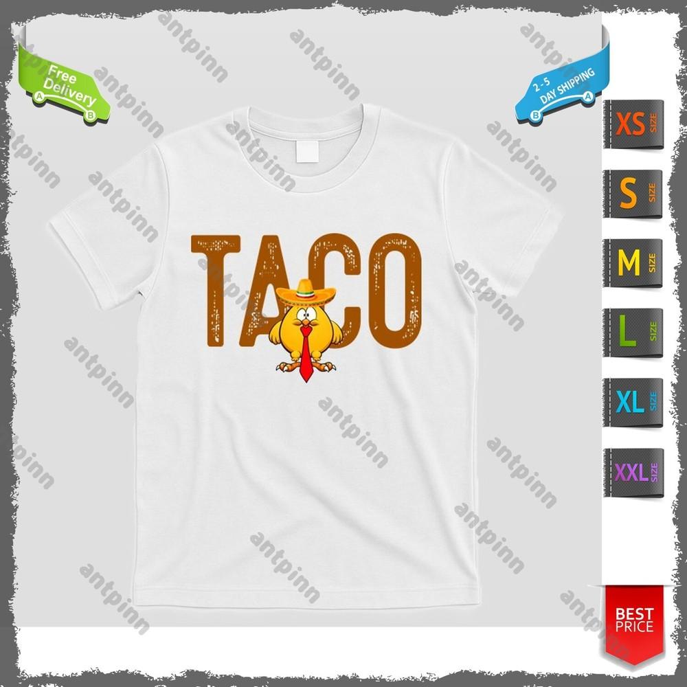 Taco Trump Always Chickens Out Funny Trendy T-Shirt Unisex Unisex T-Shirt L