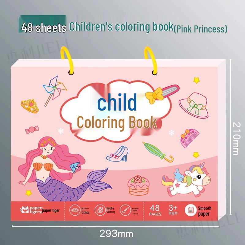 Jerry A4 Loose-Leaf Children's Drawing Book - Thick, Large Doodle & Picture Book for Kindergarten