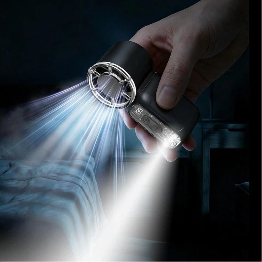 Ultra-Quiet Portable Electric Fan Digital Display Small Summer Fan New Mini Handheld Fan  Summer