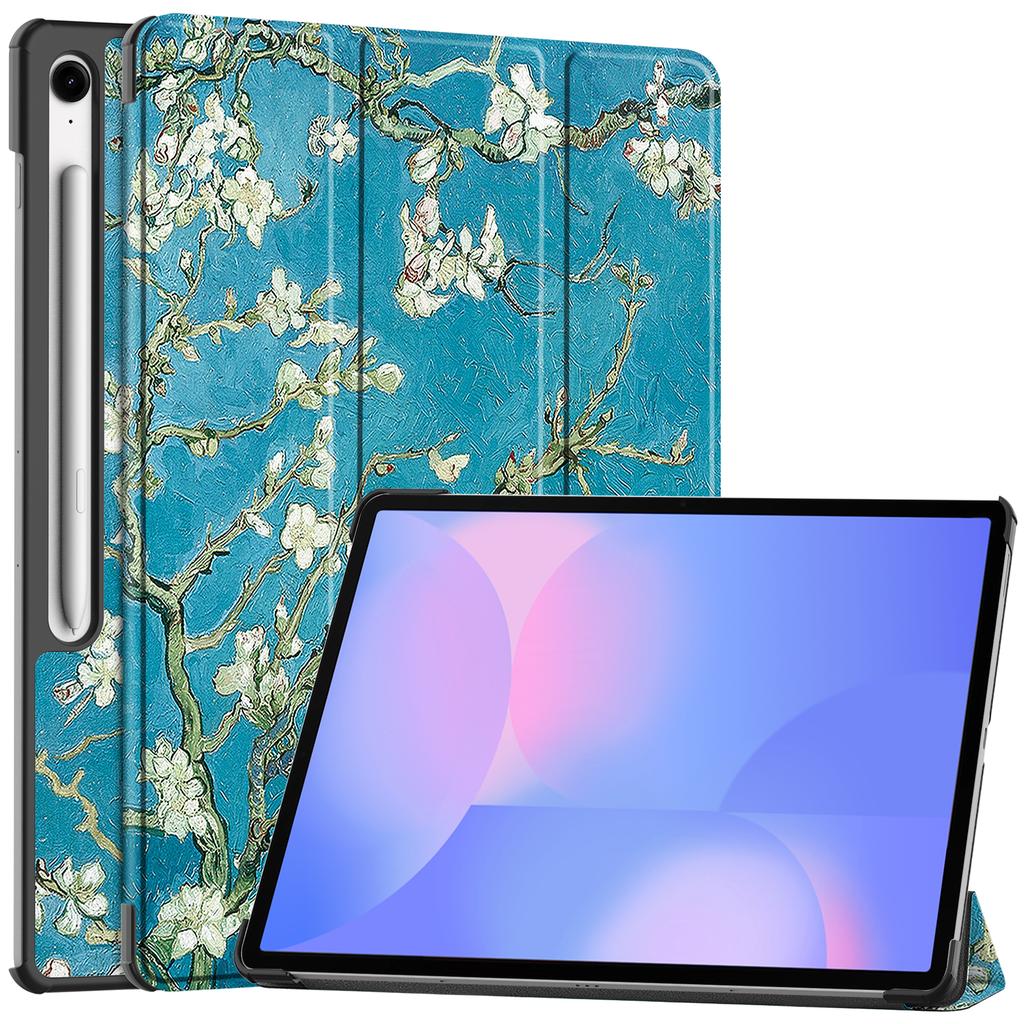 For Samsung Galaxy Tab S10 FE+ Case Pattern Print Leather Stand Tablet Cover