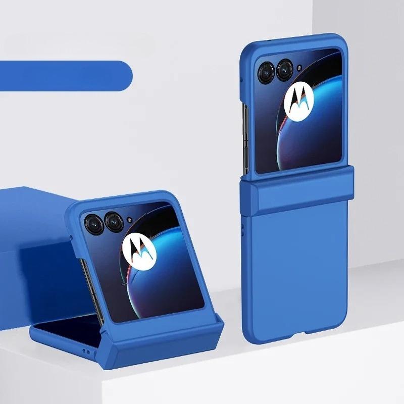 Harte Hülle mit Hautgefühl für Motorola Razr 60 Pro 50 40 Ultra Razr + 2024 2025 Vollschutz Scharnier Bonbonfarbe Mattes Rückcover
