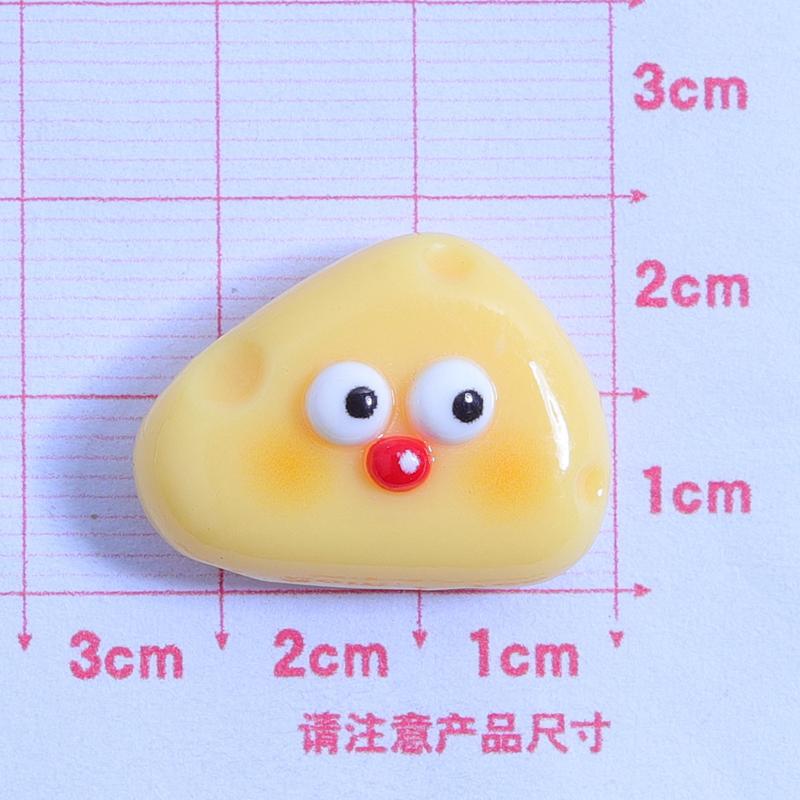 10 Pcs New Cute Cartoon Pizza, French Fries, Hamburgers Series Resin Scrapbook Diy Jewelry Children Gift Hairpin Accessories A57