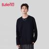 Baleno Herren Langarm-T-Shirt aus reiner Baumwolle