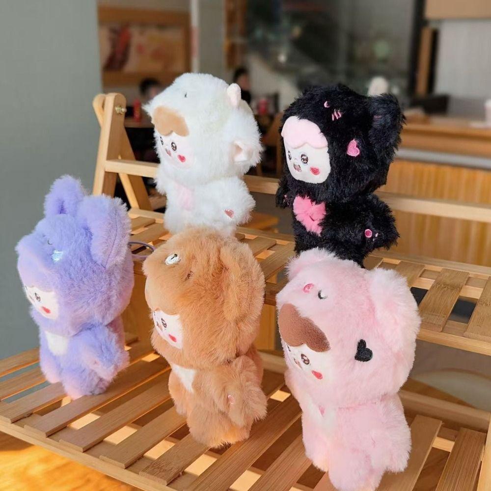 Ciondolo Bambola Anime Morbida Peluche Bambola Orso Portachiavi Peluche Ape Portamonete Peluche Decorazioni per Feste in Casa