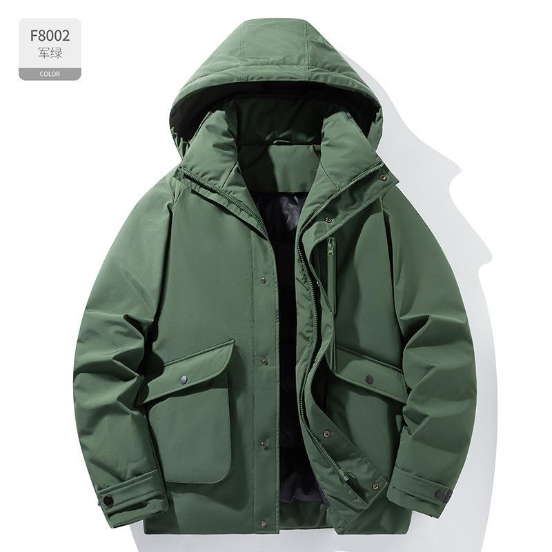Couple tooling down padded jacket men's trend padded jacket new winter short trend loose thickened down padded jacket women