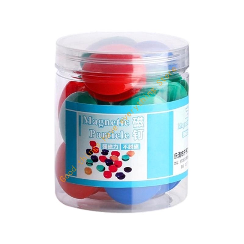 Bright Plastic Covered Buttons Slip Resistant Design For Office Organization Whiteboard Decors Photo Holders 55KF