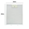 1pc Silver Cooker Hood Filters Metal Mesh Extractor Vent Filter 300 X 246 X 9mm Range Hood Stainless Steel Grease Filter