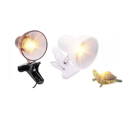 Plug In Reptile Clip Clamp Lamp Fixture 360-degree Reptile Light Rotating Adjustable Lamp Holder for Habitat Lighting Heat Lamp