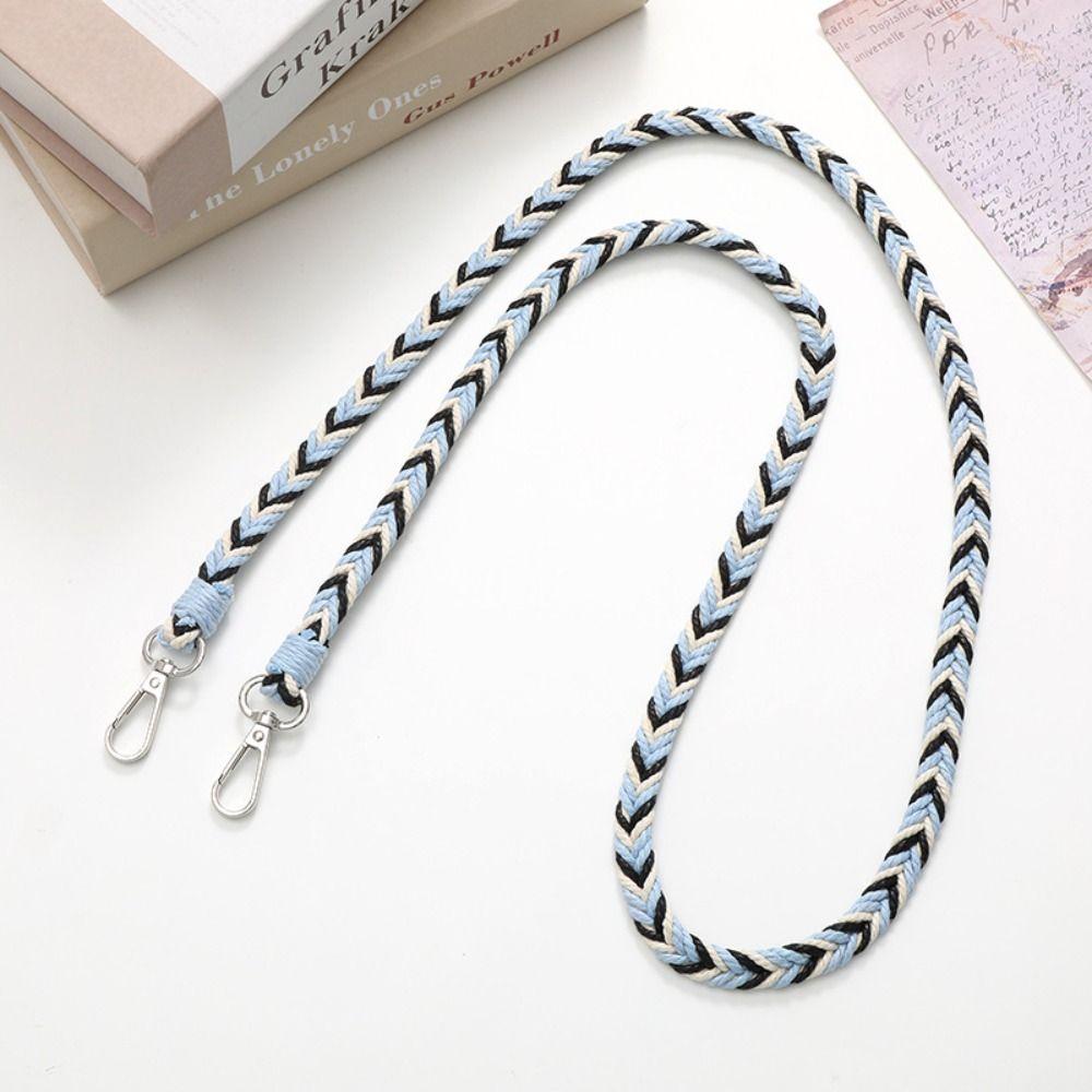 Handwoven Braided Strap For Shoulder Crossbody Bag Replacement Bag Accessories Belt Anti Loss Phone Strap Hanging Rope