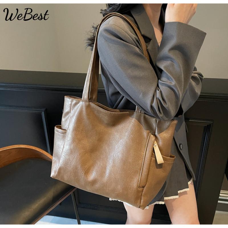 

Vintage Large Capacity Versatile Tote Bag чёрный