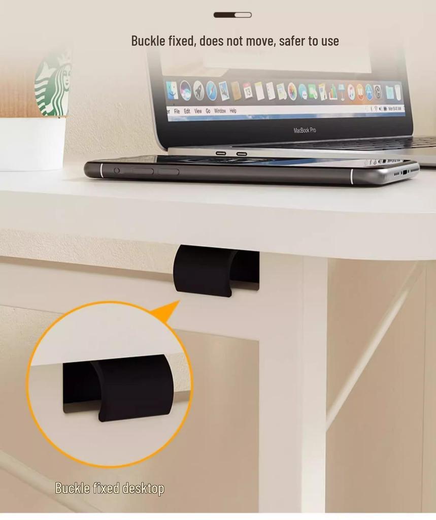 Multi-purpose Folding Table: Portable Computer Desk & Dining Table for Home & Study