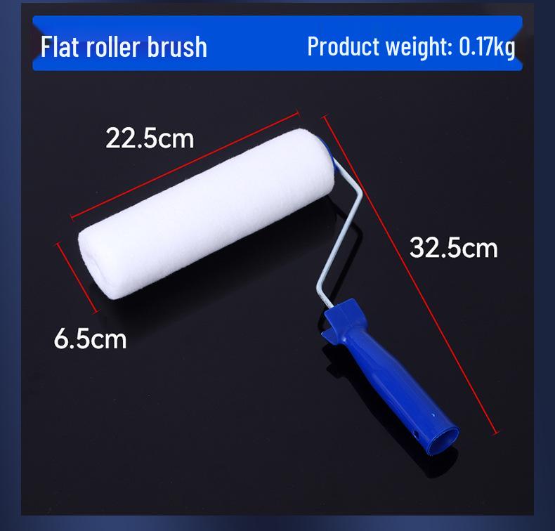 9-Inch Multi-Spec Paint Roller Brush for Home Decoration, Wall Latex Paint, Glue, and Engineering Projects with Long, Thick Bristles.