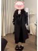 Women's Korean Style Double-Sided Wool Coat - Fashionable, Loose, Slimming, Versatile, Mid-Length, Lazy Style