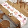 Cartoon Fairy Flower Pink Butterfly Flower Table Runner Wedding Decor Party Table Runners Kitchen Dining Table Cover Table Mats