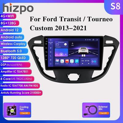 2din Android Autoradio For Transit Tourneo Custom 2013-2021 Car Radio Multimedia Video Player GPS Navi Head Unit Carplay DAB Auto 4G RDS FM SWC