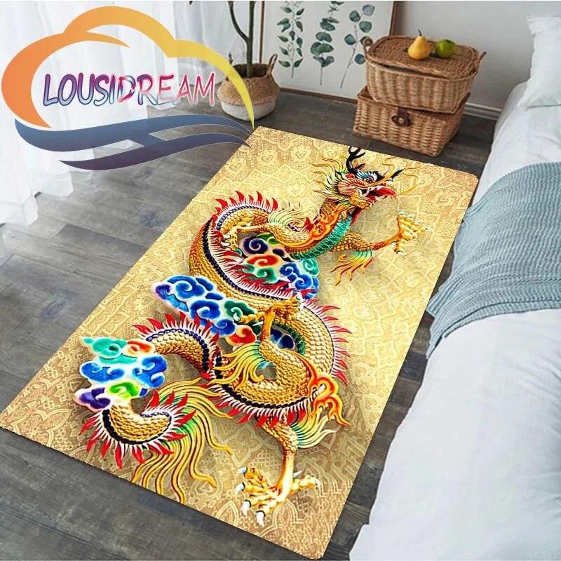 Różne wzory dywany z motywem smoka Moda 3D Salon Łóżko Duży obszar miękki Dywan Dom Dziecięcy mata podłogowa Dekoracja