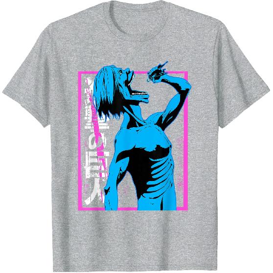 Attack on Titan Colorful Titan Eating Anime T-Shirt