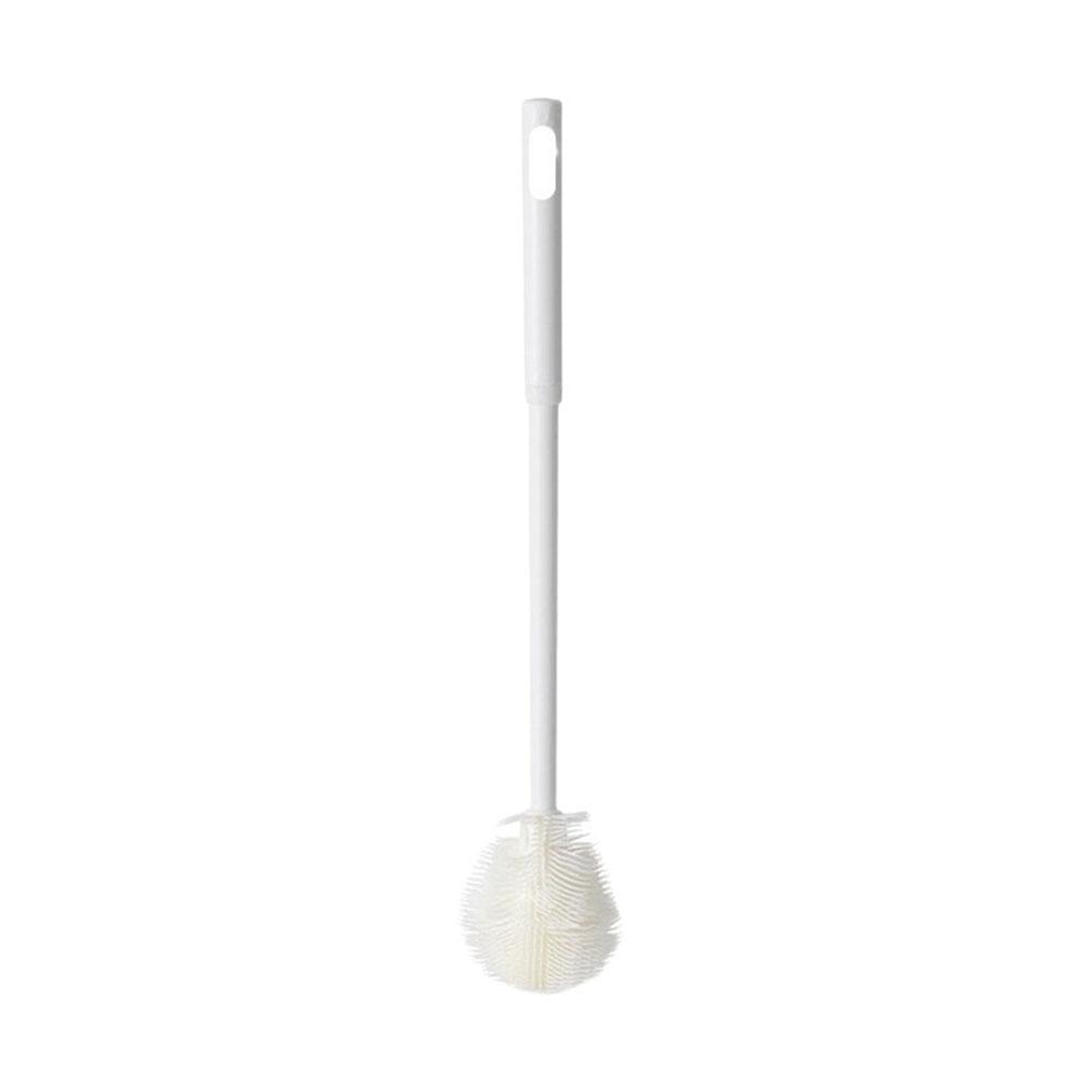 Without Blind Side Soft Head Bottle Brush Silicone Water Bottle Cleaner Bottle Cleaning Brush for Deep Bottle/Cup Cleaning