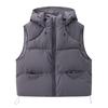 Autumn and winter new down cotton-padded vest women's hooded loose short puff vest vest vest vest vest