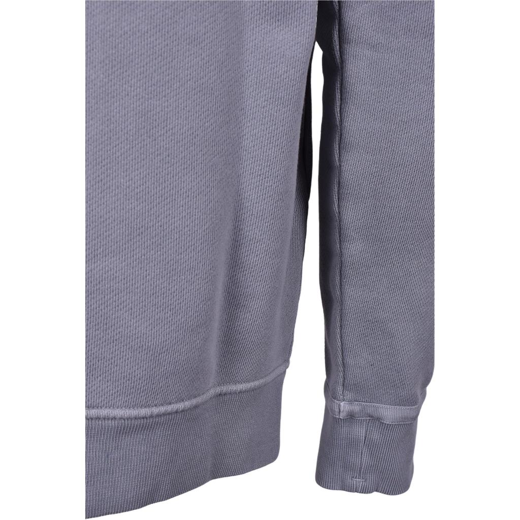 Stone Island Logo Crew Neck Sweatshirt Men sweatshirt Gray 811561241-V0166