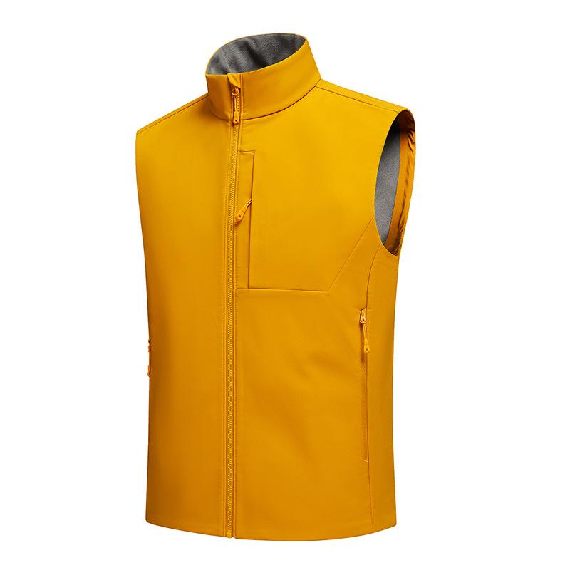 Cappotto Softshell Sport e Tempo Libero, Traspirante e Resistente all'Usura, Cardigan Multitasche