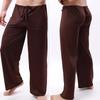 Herren Yoga Hose Niedrige Taille Kordelzug Gerade Locker Dünn Sport Bequem Elastische Taille Große Größen Herren Sporthose Herren Stoff