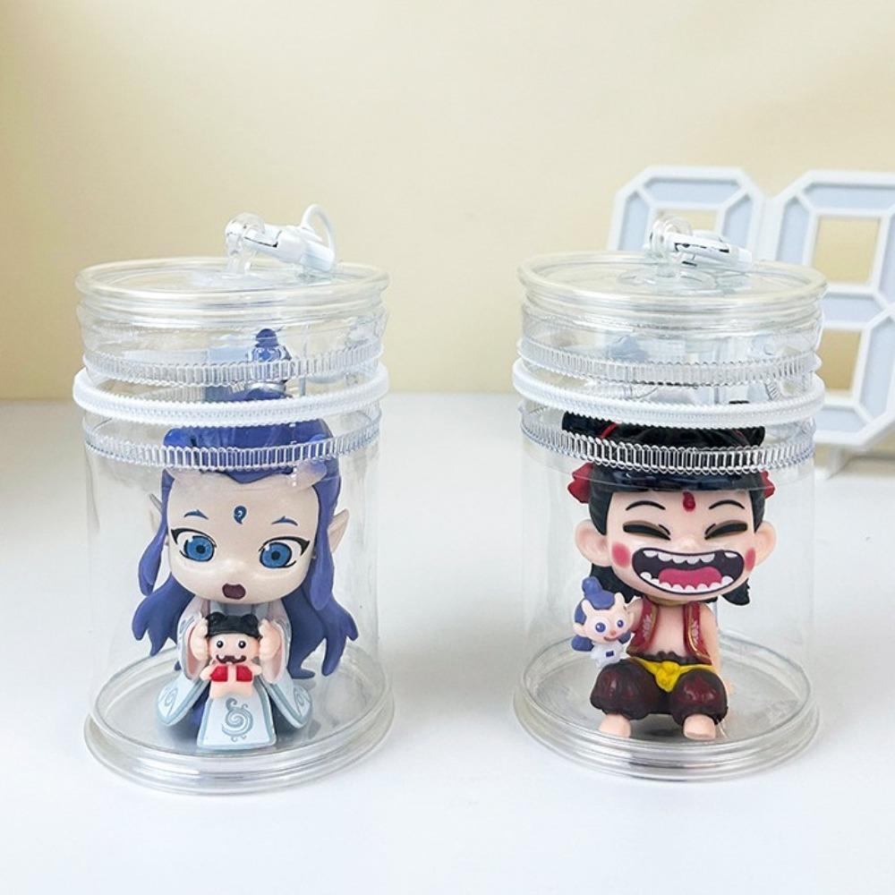 

With Keychain Nezha Doll Storage Pouch Pop Mart Outdoor Doll Display Bag Doll Accessories Empty Bag