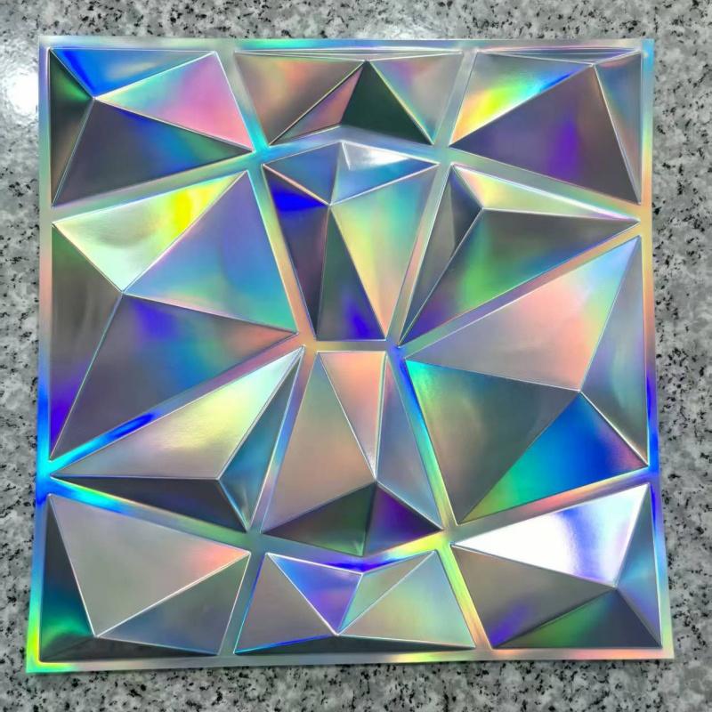 

3D рельефная стеновая панель 30x30см 10шт ПВХ толщиной 0.8см для декора стены в доме, отеле 30*30cm*10pcs