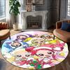 Customizable DoReMi Round Non-Slip Carpet - Ideal for Garden, Picnic, Office, Perfect for Decoration, Suitable For All Seasons