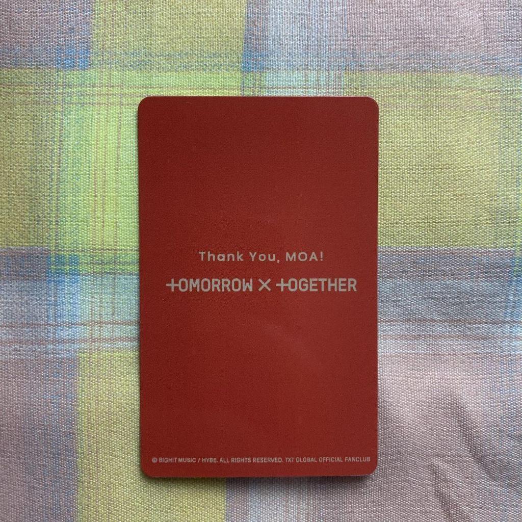 [USED] TXT FC Japan Performance moazone Trading Card Beomgyu